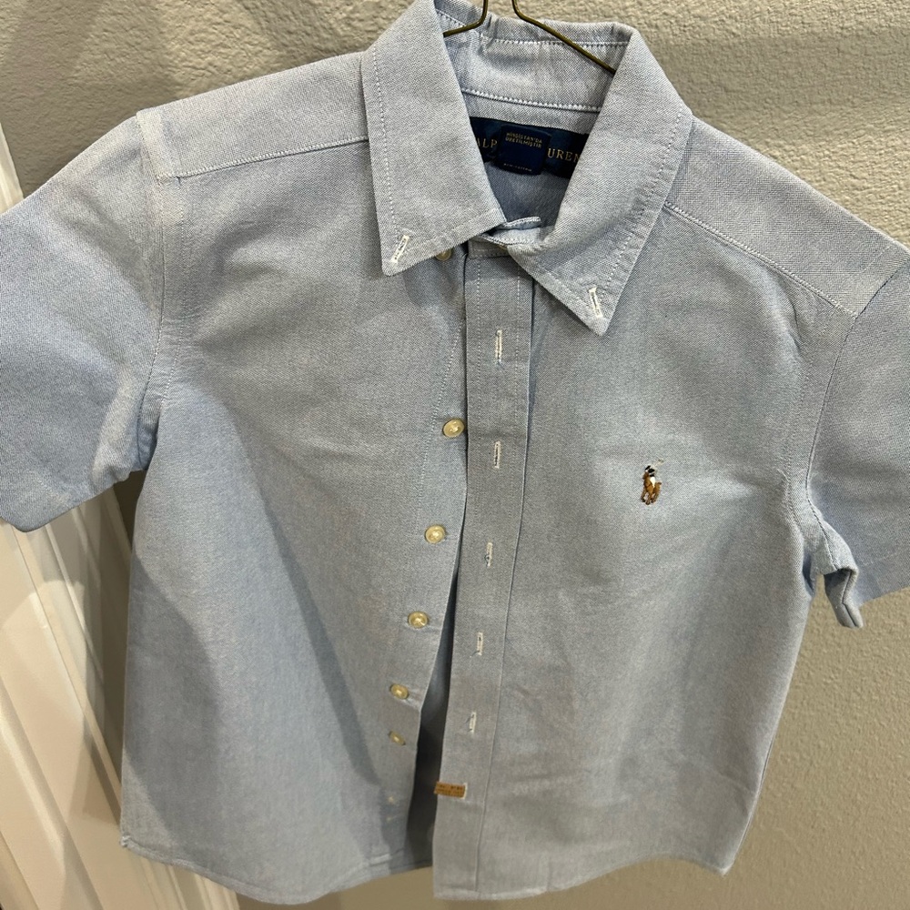 Polo by Ralph Lauren Light Blue Kids Shirt